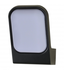 LED Outdoor Waterproof Motion Sensor Wall light/ IP54 Black