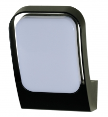 LED Outdoor Waterproof Motion Sensor Wall light/ IP54 Black