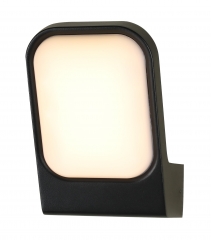 LED Outdoor Waterproof Motion Sensor Wall light/ IP54 Black