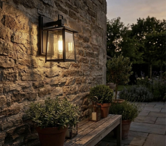 E27 LED Compatible | Classic Lantern Look | Full Outdoor Series | Aluminum & Glass Body | Warm Decorative Light