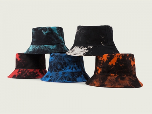 Double Wearable Tie-Dye Potted Fisherman Hat