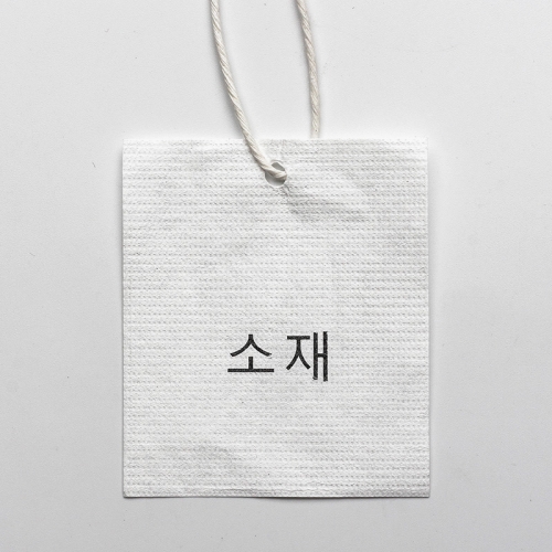 Custom-made artistic women's clothes cloth tag