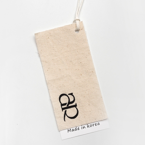 Custom cotton cloths simple tag