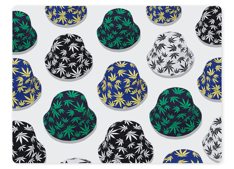 New Maple Leaf Print Fisherman's Hat Outdoor Sun block Hats for men an –  apparelshopline