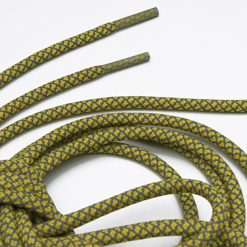 4.5mm luminous reflective trousers rope drawstring,