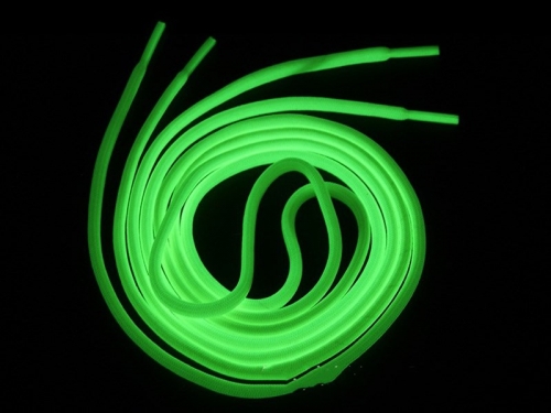 fluorescent hoodie hat rope glowing shoelace