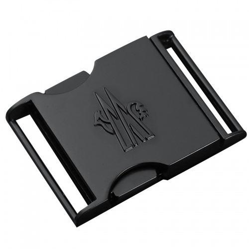 Black metal alloy printing buckle 30mm