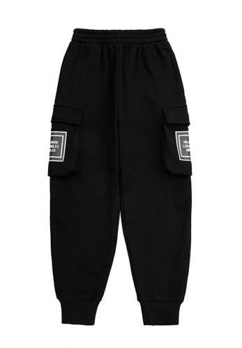 Fleece overalls for boys and cotton leggings pants for children