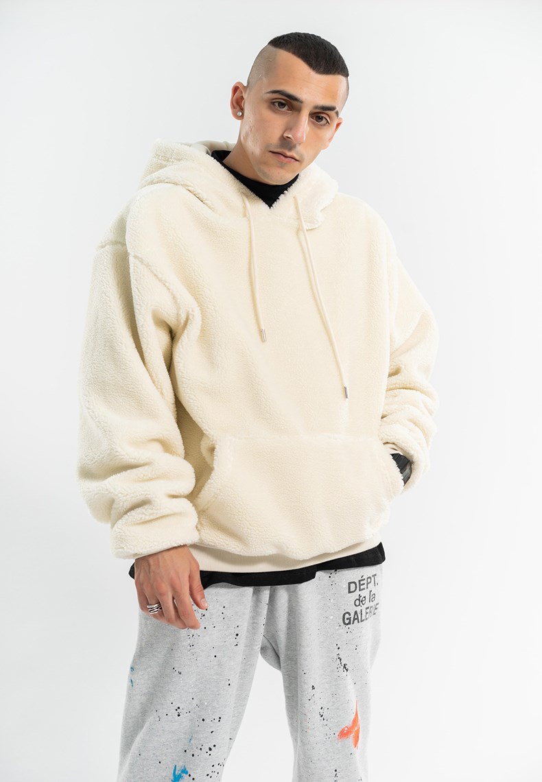 thick fleece hoodie
