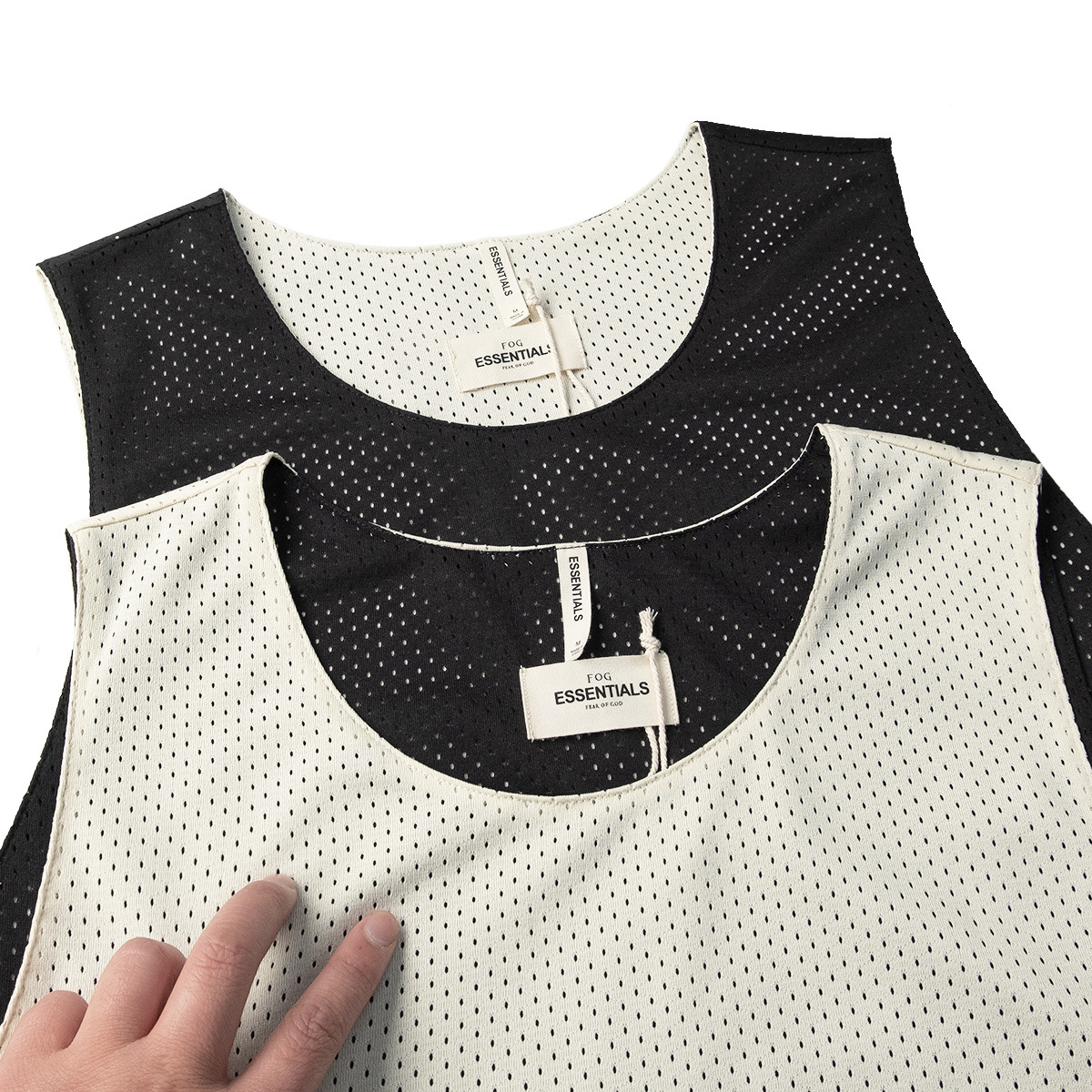 FEAR OF GOD FOG ESSENTIALS Mesh High Street Trend Sleeveless