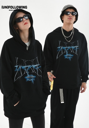 2021 Autumn & winter new printing digital direct injection cotton terry sweater hoodie