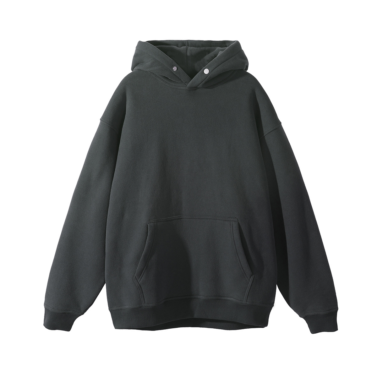 Alexander Wang Gray Oversized Embroidered Logo Hoodie
