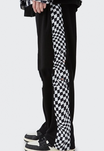 Checkered on sale sweatpants mens