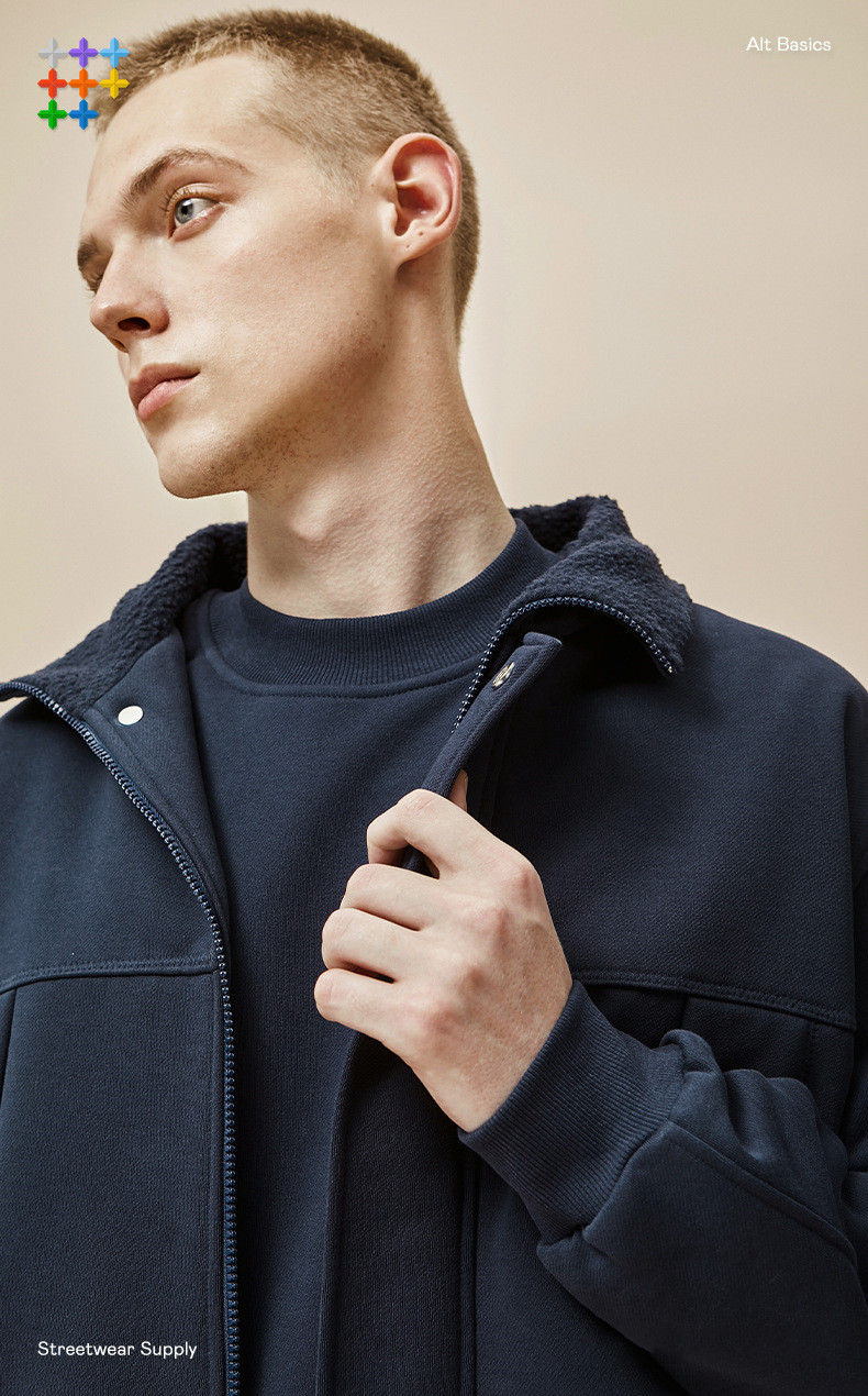 Turtleneck Zipper Fleece Jacket
