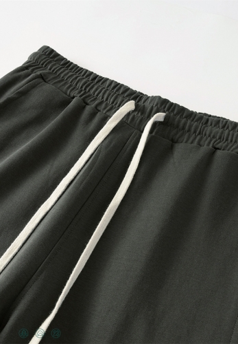 420G heavy American style side panel slit trousers