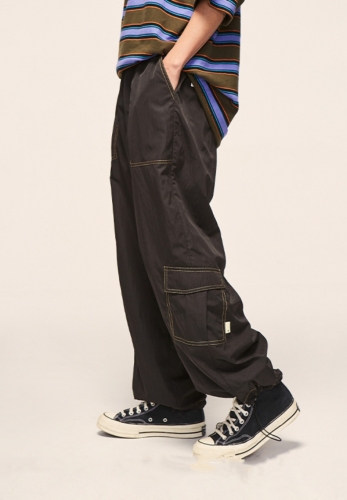 Loose Drawstring Casual Cargo Pants