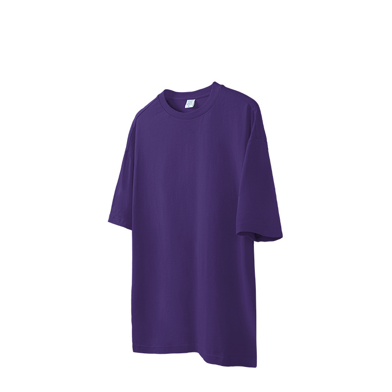 200G pure cotton oversize solid color T-shirt,T-shirt & Polo