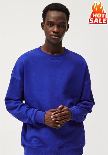 350g Cotton  Round Neck Pullover Sweater