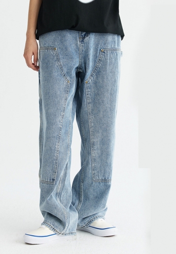 Vintage Loose Fit Cotton Jeans