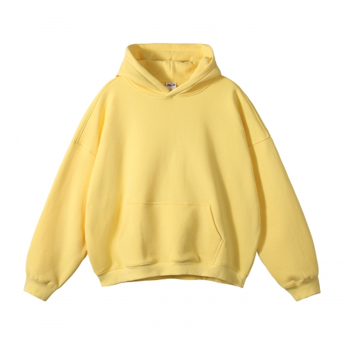 Pastel yellow oversized discount hoodie