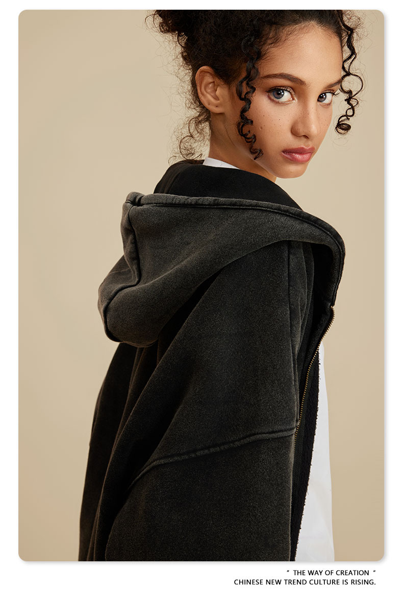 355G Vintage Fleece Zip Hoodie,Hoodie & Pullover