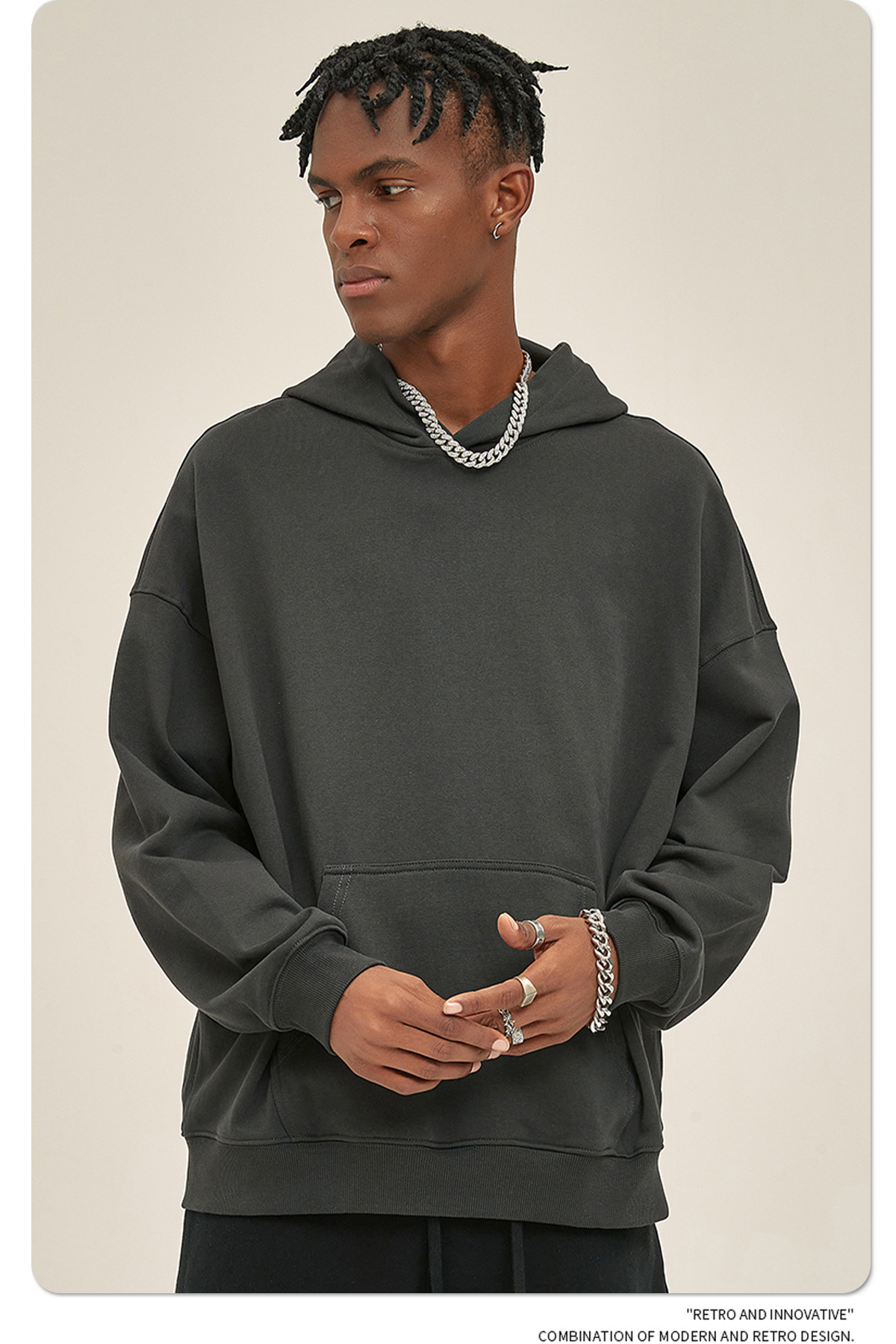 400g FOG double line hooded sweater,Hoodie & Pullover