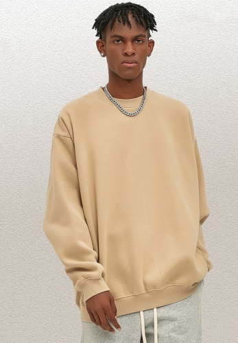 360g stitching thickened oversize sweater