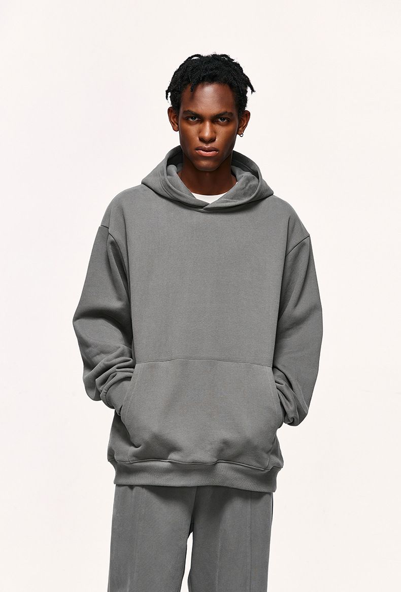 460g velvet solid color loose sweatshirt,Hoodie & Pullover