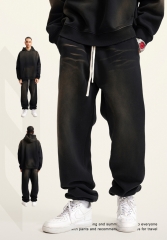 Gradient Beamed Athletic Sweatpants