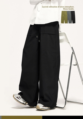 Cargo wide leg pants