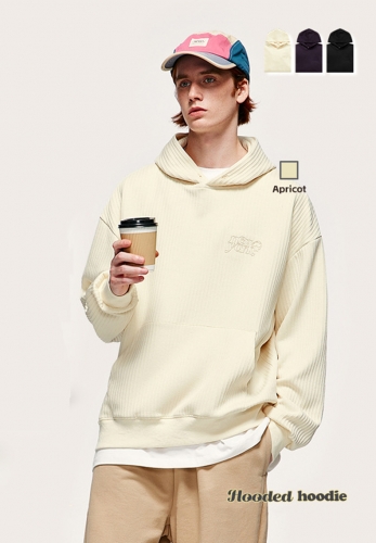 Casual 3D embroidered loose sweatshirt