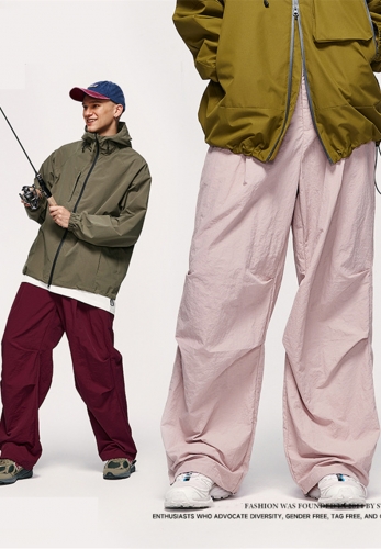Loose retro paratrooper pants