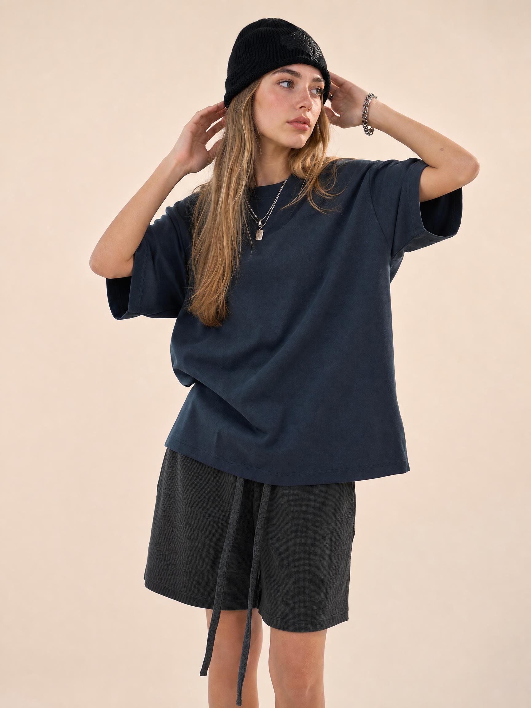 230G cool quick-drying loose cool narrow needle high-quality t-shirt