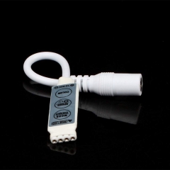 DC 12V Mini 3 Key LED Controller Switch ON/Off Dimmer Led Controller with RF Remote Control for 5050 3528 RGB LED Strip Light