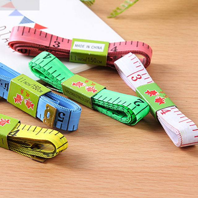 Soft Tape Measures, Flexible Double Scale Body Sewing Tape Measuring Tailor  Ruler Home Craft Vinyl Ruler,Has Centimetre Scale on Reverse Side (3 Pack)  
