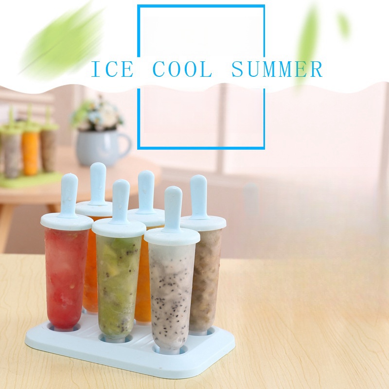 Popsicle Molds Maker, Reusable Ice Pop Molds Trays for Homemade ...