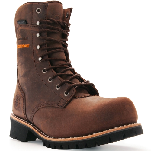 ROCKROOSTER Logger Boots for Men 