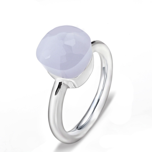 LLATO NUDO ™ Ring IN 925 STERLING SILVER WITH LAVANDE QUARTZ