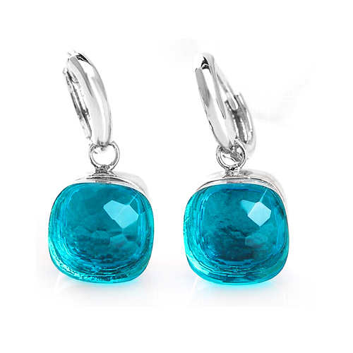 LLATO NUDO ™ EARRINGS IN ROSE GOLD WITH LONDON BLUE TOPAZ HOT SALE ...