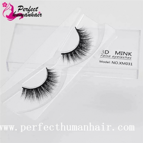 Mink Lashes 3D Mink False Eyelashes Long Lasting Lashes Natural & Lightweight Mink Eyelashes 1 pair Packaging XM031