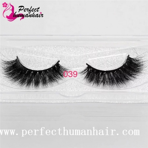 Mink Lashes 3D Mink False Eyelashes Long Lasting Lashes Natural & Lightweight Mink Eyelashes 1 pair Packaging XM039