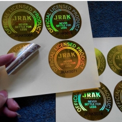 Customized 2D/3D Anti-Counterfeiting Hologram Sticker,Hologram Label with Serial Number