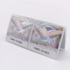 customized 3d holographic laser security sticker label