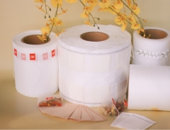 High-quality 18 g Pla Corn Fiber Non Wovens Empty Tea Bag with Label