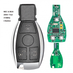 KYDZ Smart Remote Key 3 Button 315MHz for Mercedes-Benz BAG & NEC 2000+