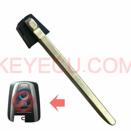 Replacement Uncut Spare Remote Emergency Key Blade for 2015-2017 BMW i3 / i8