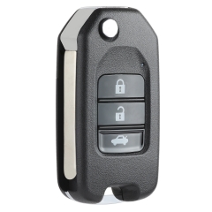 Folding Remote Key 3 Button 315Mhz ID48 Chip for Honda Accord Fit Odyssey 2006-2007