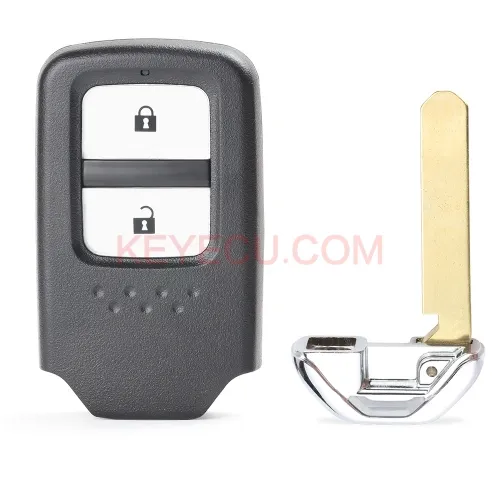 Smart Remote Key Fob 2 Button 313.8MHz ID47 for Honda City Crider Jazz Shuttle FCC: KR5V1X 72147-T5A-J01 / 72147-T5C-J01