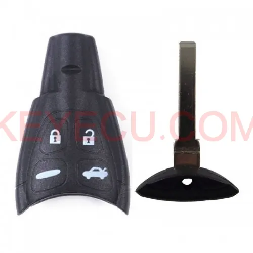 Remote key Shell 4 Button for SAAB