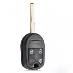 Replacement Remote Key Shell 4 Button for Ford Fiesta HU101
